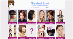 Desktop Screenshot of greatestlook.com